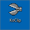 クリップボードの画像を保存するKoClipのアイコン