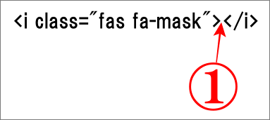 Font AwesomeのWebアイコンフォントを行頭に表示させるには、間に入れる文字