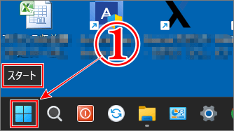 コントロールパネルはスタートボタンから